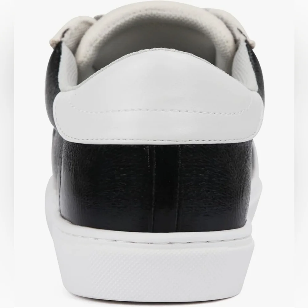PARTY Star Detail Low Top Sneakers | Black & White | Size 8 | New - Picture 5 of 16